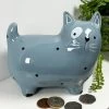 Darthome Limited Ceramic Blue Cat Money Box