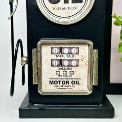 Darthome Limited Black Petrol Pump Table Clock -Décor Dreams Shop IMG 5697 JPEG