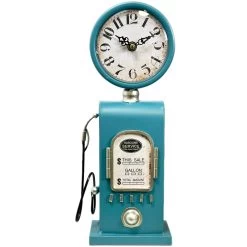 Darthome Limited Blue Petrol Pump Table Clock -Décor Dreams Shop IMG 5711.JPEGcopy