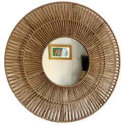 Darthome Limited Woven Paper Rope Wall Mirror 70cm X 70cm -Décor Dreams Shop IMG 5887.JPEGcop2y