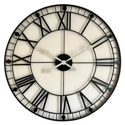 Darthome Limited Black Metal Skeleton 75cm Wall Clock -Décor Dreams Shop IMG 5900.JPEGcopy