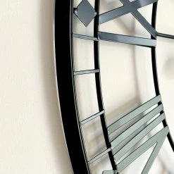 Darthome Limited Black Metal Skeleton 75cm Wall Clock -Décor Dreams Shop IMG 5915 JPEG