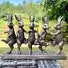 Darthome Limited Antique Gold Five Dancing Hares Sculpture -Décor Dreams Shop IMG 6760.JPEG edited48