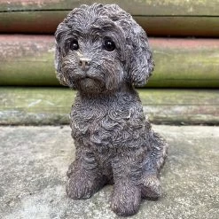 Darthome Limited Resin Gold Labradoodle Dog Ornament