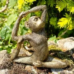 Darthome Limited Gold Yoga Monkey Figurine B