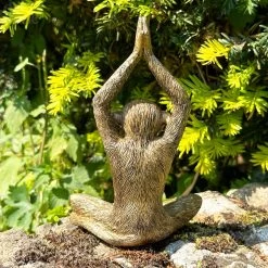 Darthome Limited Gold Yoga Monkey Figurine C -Décor Dreams Shop IMG 8838 JPEG