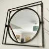 Darthome Limited Industrial Round Mirror In Square Frame -Décor Dreams Shop IMG 8884.JPEG editedC