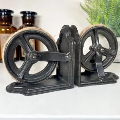 Darthome Limited Industrial Cog Bookends Set -Décor Dreams Shop IMG 9020.JPEG editedBY