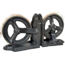 Darthome Limited Industrial Cog Bookends Set -Décor Dreams Shop IMG 9020.JPEG editedBYcopy