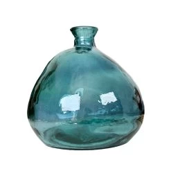 Darthome Limited Recycled Glass Teal Bubble Vase -Décor Dreams Shop IMG 9074.JPEGcopy