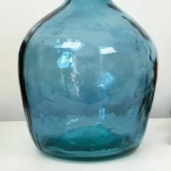 Darthome Limited Recycled Glass Large Teal Bottle Vase -Décor Dreams Shop IMG 9091 JPEG