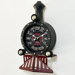 Darthome Limited Industrial Black Train Wall Clock