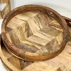 Darthome Limited Set Of 2 Herringbone Wooden Trays -Décor Dreams Shop IMG 9309 JPEG