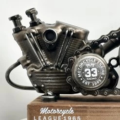 Darthome Limited Silver Motorcycle Engine Clock -Décor Dreams Shop IMG 9592 JPEG