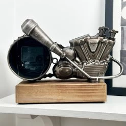 Darthome Limited Silver Motorcycle Engine Clock -Décor Dreams Shop IMG 9593 JPEG