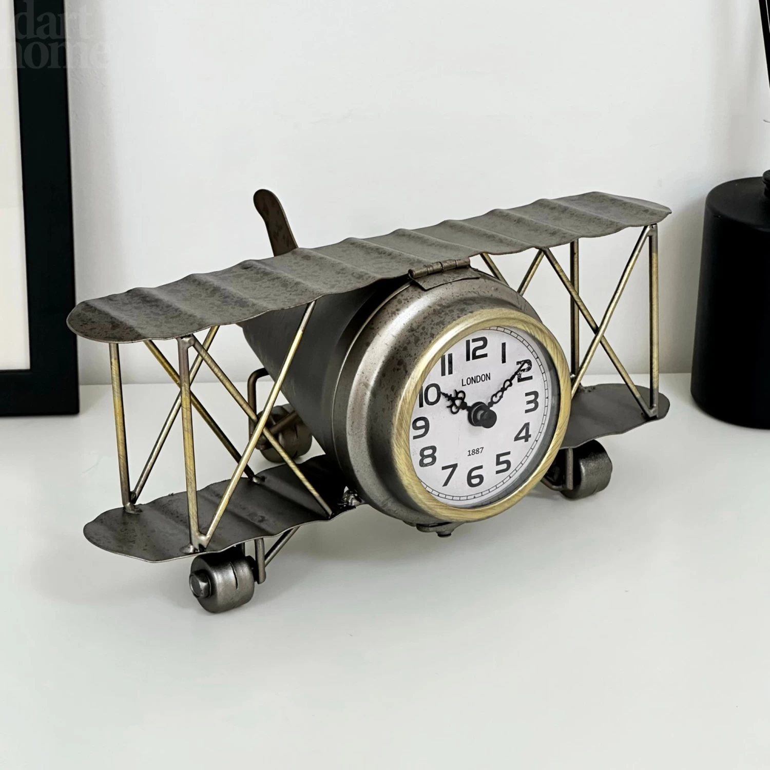 Darthome Limited Silver Aeroplane Clock 3 Darthome Limited Silver Aeroplane Clock