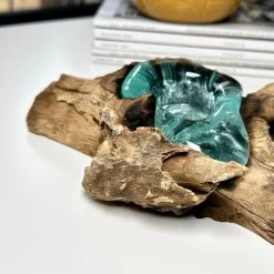 Darthome Limited Molten Tea Light Holder On Teak Root Stand -Décor Dreams Shop IMG 9999 JPEG