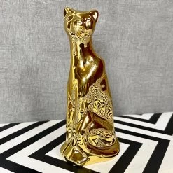 Darthome Limited Gold Spotted Leopard Figurine -Décor Dreams Shop IMG E0030 edited14