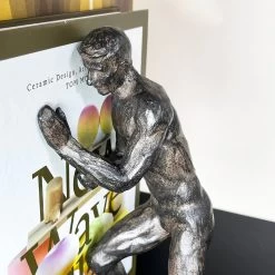 Darthome Limited Black Strong Men Bookends -Décor Dreams Shop IMG E0031 editedZ