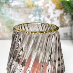 Darthome Limited Ribbed Glass Candle Holders Set Of 2 -Décor Dreams Shop IMG E0141 edited84