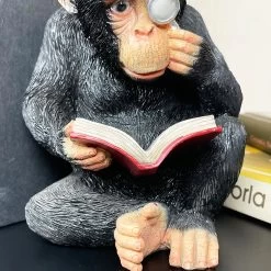 Darthome Limited Black Reading Monkey Bookends 14 Darthome Limited Black Reading Monkey Bookends -Décor Dreams Shop IMG E0149 editedAJ