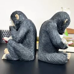 Darthome Limited Black Reading Monkey Bookends 15 Darthome Limited Black Reading Monkey Bookends -Décor Dreams Shop IMG E0156 editedAP