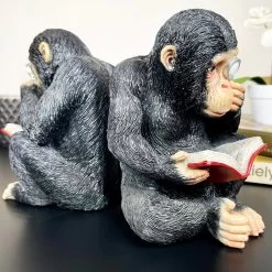 Darthome Limited Black Reading Monkey Bookends 16 Darthome Limited Black Reading Monkey Bookends -Décor Dreams Shop IMG E0157 editedAQ