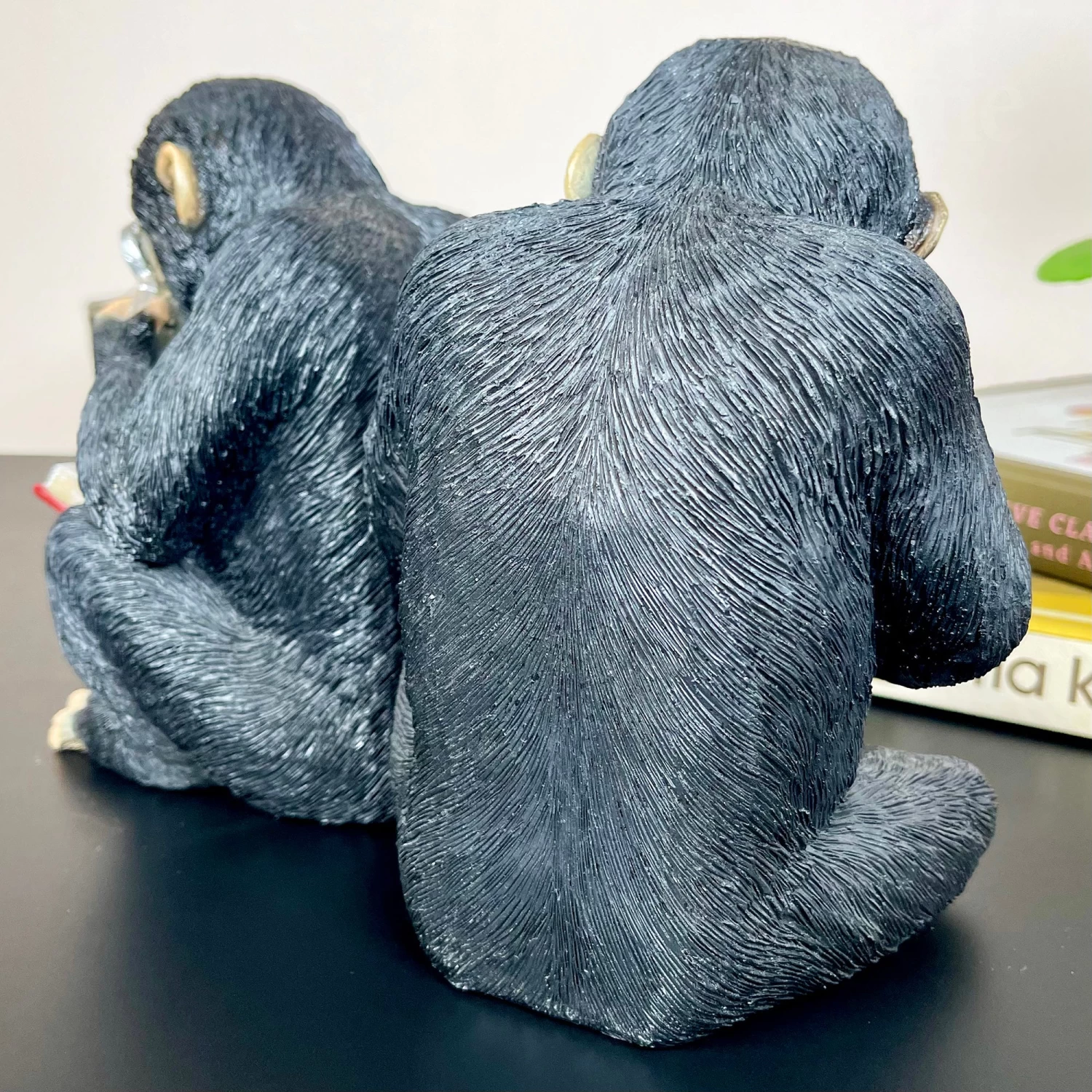 Darthome Limited Black Reading Monkey Bookends 10 Darthome Limited Black Reading Monkey Bookends - Image 8