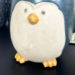 Darthome Limited Speckled Ceramic Penguin Plant Pot Cover -Décor Dreams Shop IMG E0164 editedAW