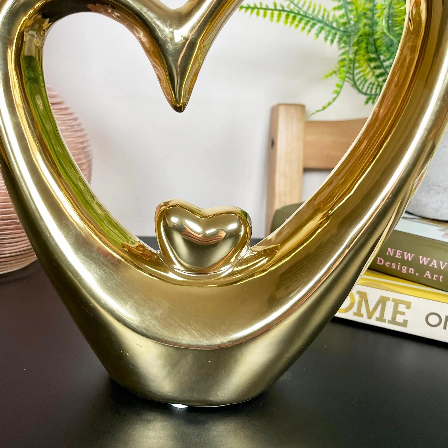 Darthome Limited Gold Love Heart Ornament 4 Darthome Limited Gold Love Heart Ornament - Image 2
