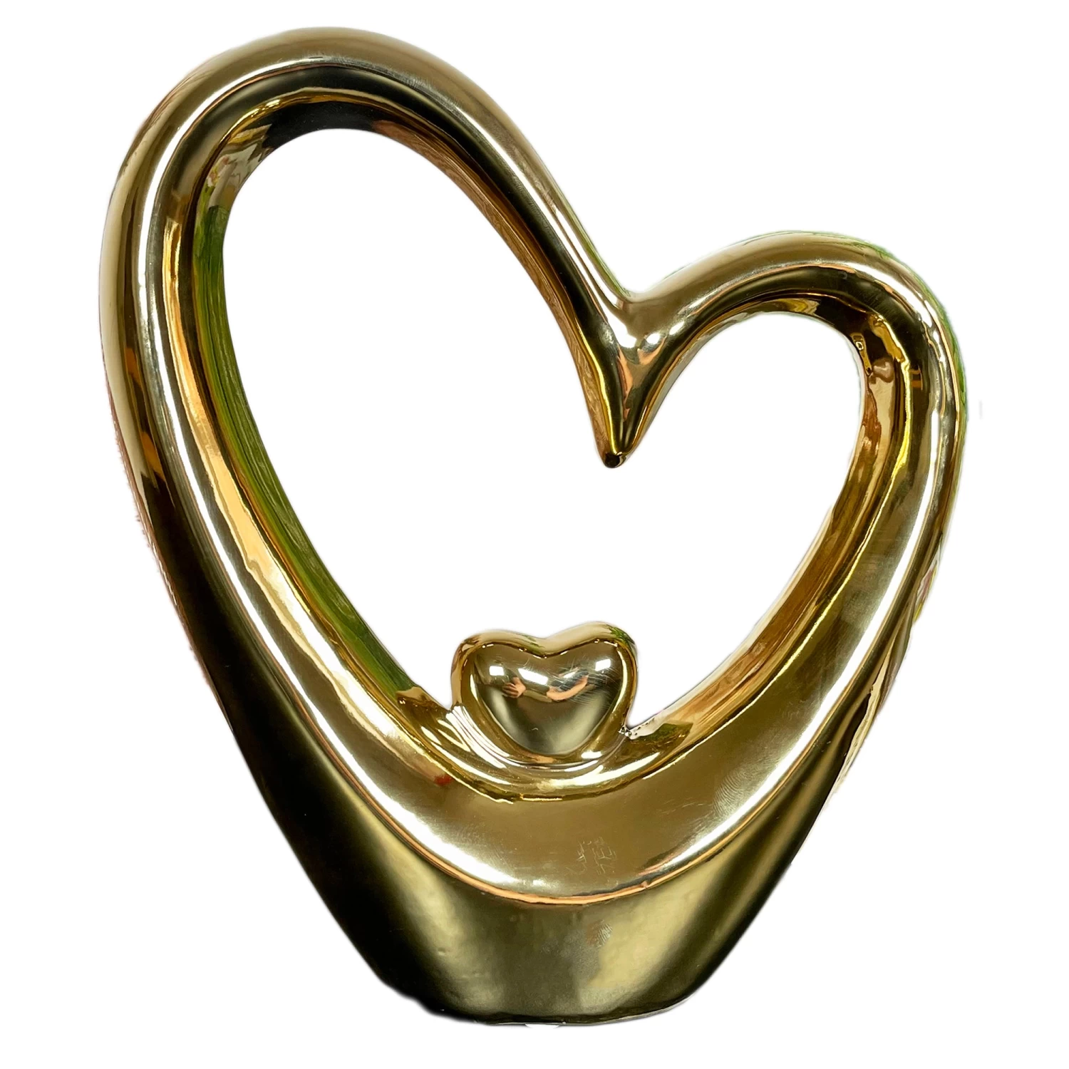 Darthome Limited Gold Love Heart Ornament 5 Darthome Limited Gold Love Heart Ornament - Image 3