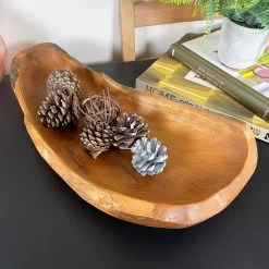 Darthome Limited Teak Root Long Bowl 45cm -Décor Dreams Shop IMG E0345 editedDL