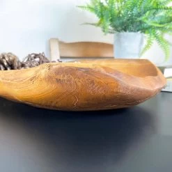 Darthome Limited Teak Root Long Bowl 45cm -Décor Dreams Shop IMG E0346 editedDM