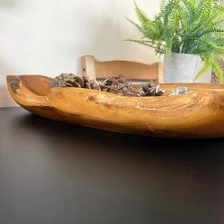 Darthome Limited Teak Root Long Bowl 45cm -Décor Dreams Shop IMG E0347 editedDN