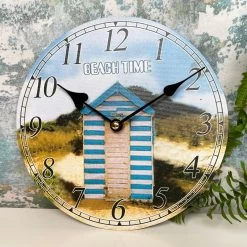 Darthome Limited Beach Hut Round Wall Clock 20cm -Décor Dreams Shop IMG E0361 edited34