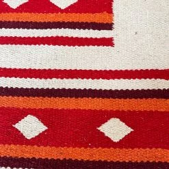Darthome Limited Red Cotton Moroccan Rug -Décor Dreams Shop IMG E0481 edited106