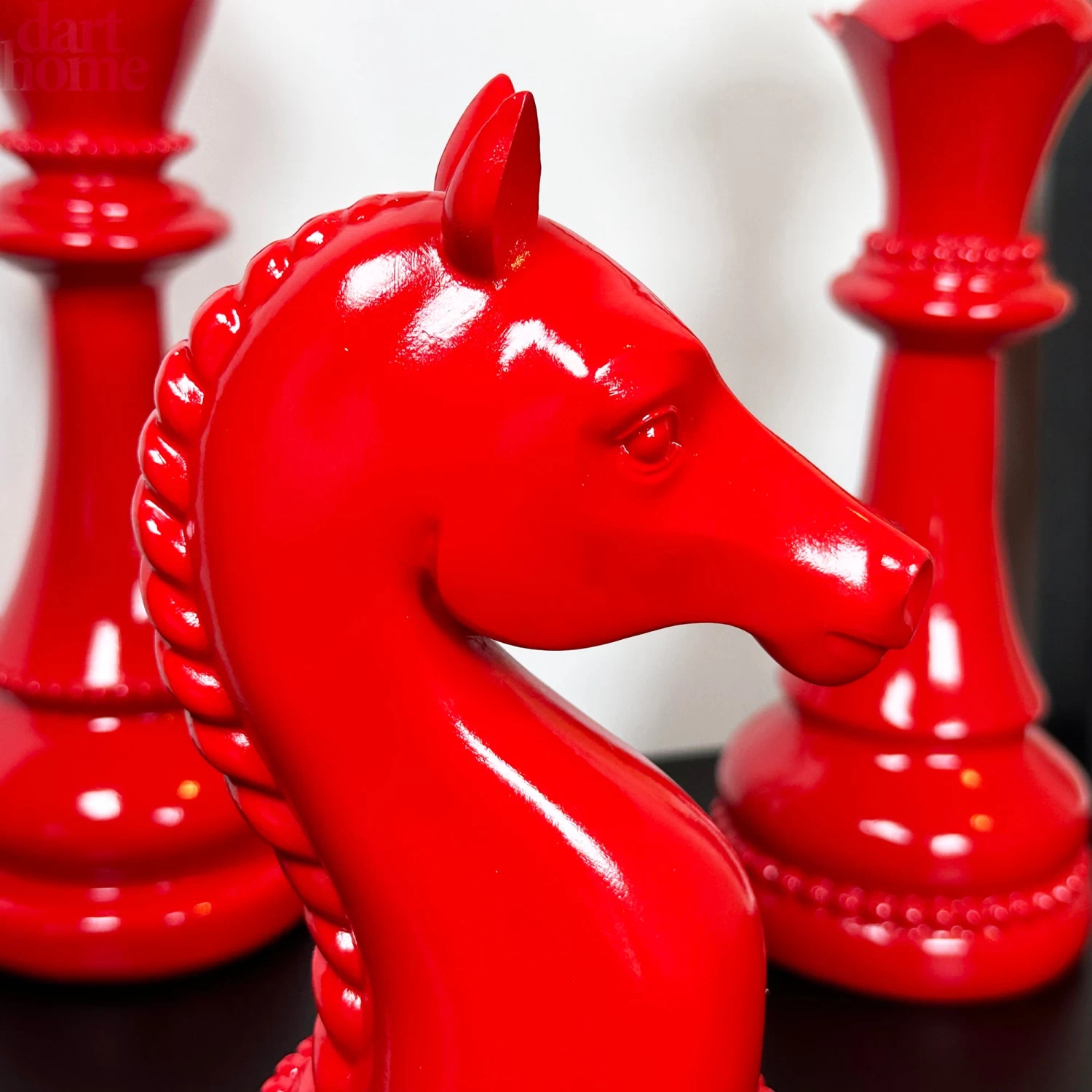 Darthome Limited 3pc Red Giant Chess Statues 8 Darthome Limited 3pc Red Giant Chess Statues - Image 6