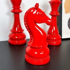 Darthome Limited 3pc Red Giant Chess Statues 23 Darthome Limited 3pc Red Giant Chess Statues -Décor Dreams Shop IMG E0510
