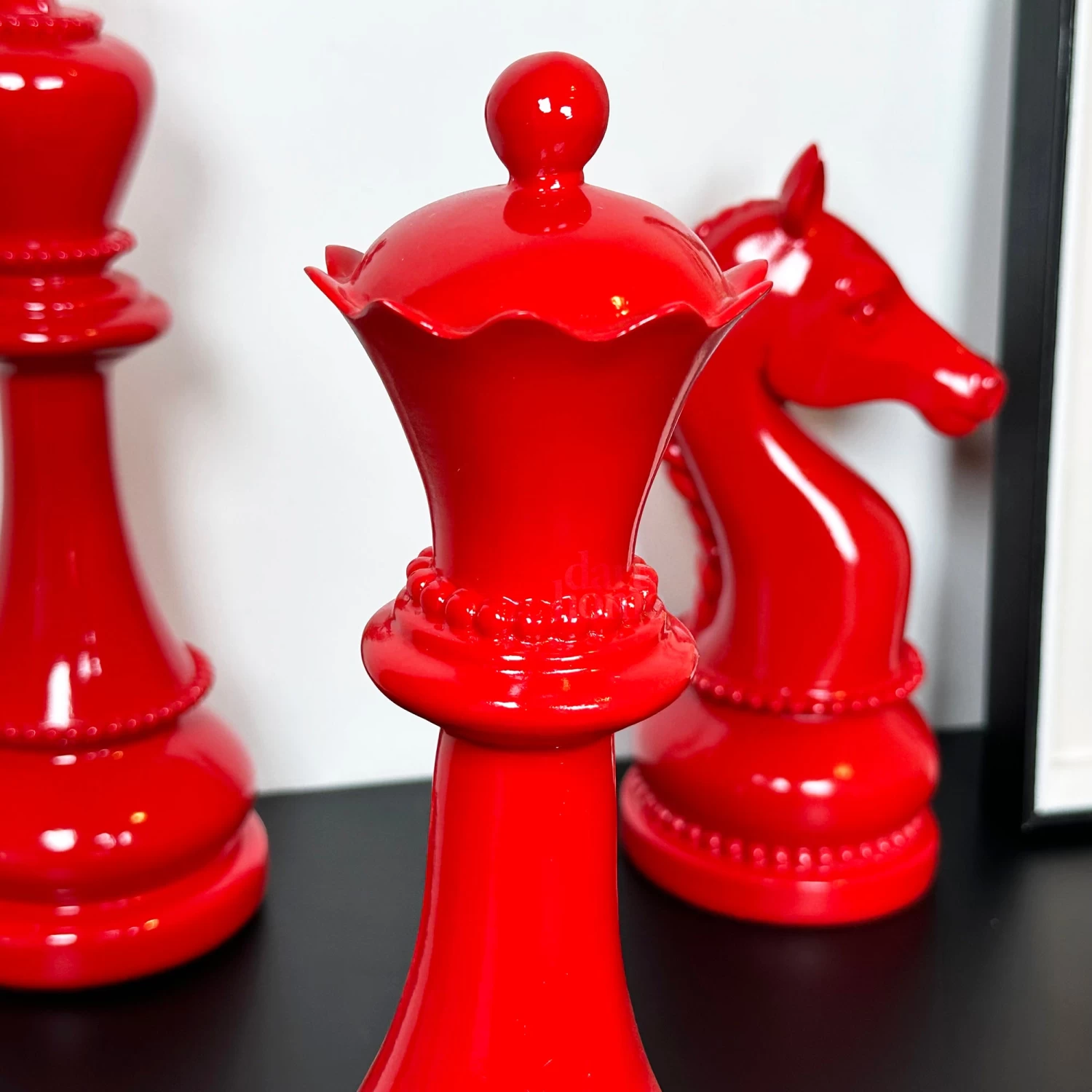 Darthome Limited 3pc Red Giant Chess Statues 15 Darthome Limited 3pc Red Giant Chess Statues - Image 13