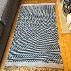 Darthome Limited Blue Geometric Living Room Rug 90x150cm -Décor Dreams Shop IMG E0520 edited134