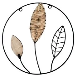 Darthome Limited Round Rattan Leaf Wall Deco -Décor Dreams Shop IMG E0569copy