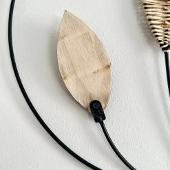 Darthome Limited Round Rattan Leaf Wall Deco -Décor Dreams Shop IMG E0572