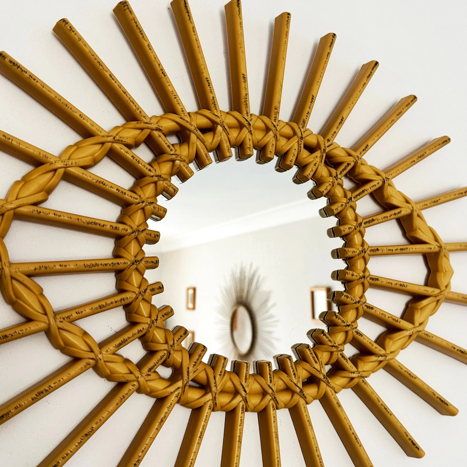 Darthome Limited Rattan Style Eye Wall Mirror 7 Darthome Limited Rattan Style Eye Wall Mirror - Image 5