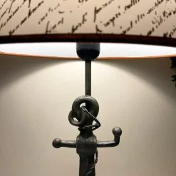 Darthome Limited Black Metal Anchor Nautical Bedside Table Lamp 56cm -Décor Dreams Shop IMG E0631 edited12