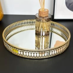 Darthome Limited Set Of 2 Gold Mirror Trays -Décor Dreams Shop IMG E0746