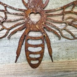 Darthome Limited Rusted Metal Honey Bee Sihouette Wall Art -Décor Dreams Shop IMG E0761