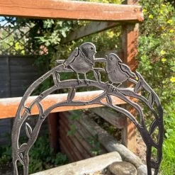 Darthome Limited Round Brown Bird Trellis Planter -Décor Dreams Shop IMG E0773