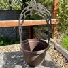 Darthome Limited Round Brown Bird Trellis Planter -Décor Dreams Shop IMG E0776