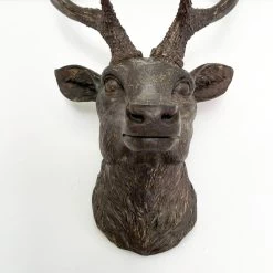 Darthome Limited Faux Brown Stags Head Wall Bust 47cm -Décor Dreams Shop IMG E0803