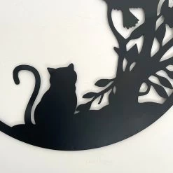 Darthome Limited Black Silhouette Cat In The Bushes Garden Wall Art -Décor Dreams Shop IMG E0907 edited113